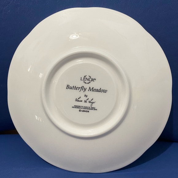 Lenox Butterfly Meadow Blue Butterfly cup and saucer set - Picture 8 of 11